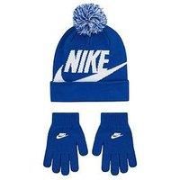 Nike Youth Boys  Pom Beanie and Gloves 2-Piece Set 8-20