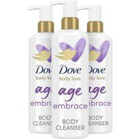 Dove Body Love Age Embrace Body Cleanser with Peptide Serum & Glycerin, 3x517ml
