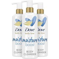 Dove Body Love Moisture Boost Body Cleanser with Hyaluronic Acid, 517ml, 3pk