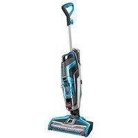 BISSELL CrossWave Upright Wet & Dry Vacuum Cleaner - Titanium & Blue - Currys