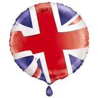 Unique 28797 Foil Balloon-45 cm-Union Jack Party, Multicolour