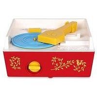 Fisher-Price Classics | Music Box Record Player | Baby Musical Toy, Baby Interactive Toy, Classic Toy with Retro Style Packaging, Pretend Play Toys for Boys and Girls Ages 18 Months+ | Basic Fun 1697