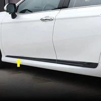 Carbon Fiber Car Exterior Door Body Side Skirts Cover Molding Stylish For 2025 Toyota Camry