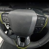 For 2025 Toyota Camry Carbon Fiber Interior Steering Wheel Switch Button Trims Stylish Accessories