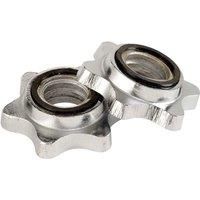 York 1 Inch Spinlock Collars Standard Metal Weight Lifting Bar Dumbbell Barbells