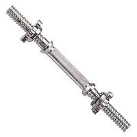 York Fitness Standard 1 Inch Spinlock Dumbbell Bar with Collars