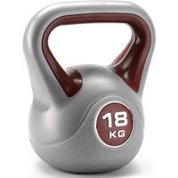 York Fitness Vinyl Kettlebell, Maroon, 18 kg