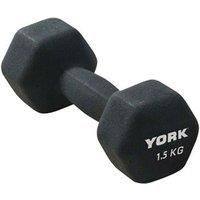 York 1.5kg Neo Hex Dumbbell