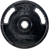 York 20kg G2 Rubber Thin Line Olympic Weight Plate