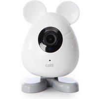 Catit PIXI Smart Mouse-Shaped Cat indoor Camera, App-Controlled Pet, White
