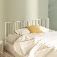 Metal Headboard White 193 cm