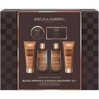 Baylis & Harding Black Pepper & Ginseng Men/'s Discovery Gift Set - Vegan Friendly