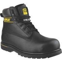 CAT Holton Size 13 Black Steel Toe Cap Safety Boots (763XK)
