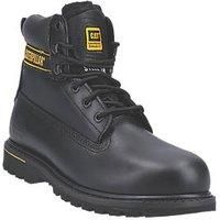 CAT Holton Safety Boots Black Size 7 (597JV)