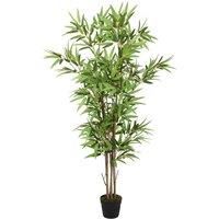 Artificial Bamboo Tree 552 Leaves 120 cm Green
