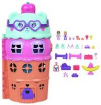 Polly Pocket Large Gelato House Playset & Dolls