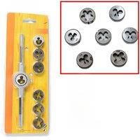 8pcs M3-12 Die Wrench Set Mechanical Workshop Tools Key Male Thread For Female Kit For Metalworking