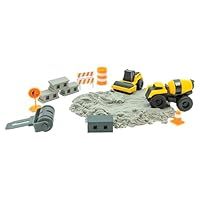 CAT Construction Toys | Dig N/' Build Concrete Playset with 285 grams of Compound | Construction Gifts & Toys Ages 3+