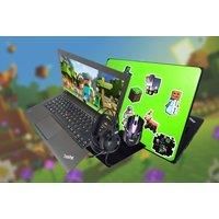 12.5 Or 14.1 Inch Lenovo Minecraft Gaming Laptop With Accessories! | Wowcher