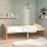3-Seater Day Bed Solid Pinewood 90x200 cm