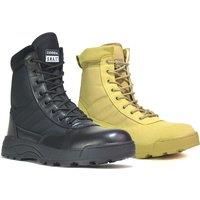 Boys Combat Ankle Boots - 2 Colours - Black