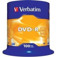 Verbatim DVD-R 16 x 4.7 GB TARRINA 100 pieces 43549 (4)
