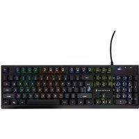 Surefire Kingpin X2 Multimedia Metal RGB Gaming Keyboard Qwerty Us English Black