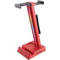 Surefire Vinson N2 Dual Balance Gaming RGB Multi-function Headset Stand Red
