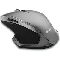 Verbatim Wireless Mouse – Optical Wireless Mouse with Blue LED Lens, 2.4 GHz