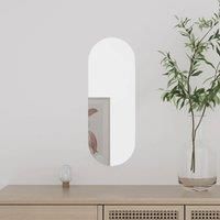 Wall Mirror 15x40 cm Glass Oval