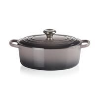 Le Creuset 29cm Cast Iron Oval Casserole Flint