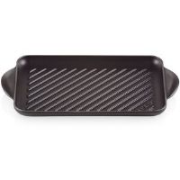 Le Creuset Cast Iron Rectangular Grill 32cm Satin Black 21.8cm W