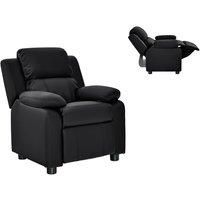 Kids Recliner Chair In 3 Colours - Black