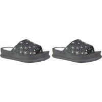 Unisex Green Women'S Floral Pattern Slip-On Shoes - Stylish Summer Sandals