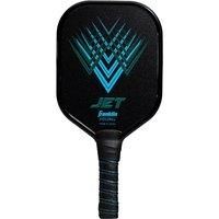 Franklin Sports Pickleball Paddle - Aluminum Pickleball Racket - Jet Pickleball Paddle - Blue - USA Pickleball (USAPA) Approved - 8mm Thick Core