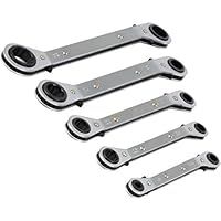 Olympia Tools 5 Pieces Offset Ratchet Combination Wrench