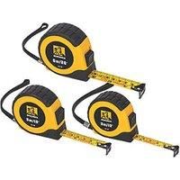Roughneck43100 Tape Measure Set - 3 Piece 3m/10/', 5m/16/' and 8m/26/'