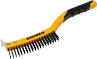 Roughneck ROU2030 Heavy Duty Wire Brush With Scraper
