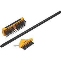 Roughneck ROU52090 Patio & Decking Brush Set 3 Piece