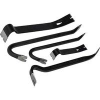 Roughneck ROU64961 Ultimate Multi-Purpose Bar Set - 5 Piece Set Including: Utility Bar (7in & 13in), Wrecking Bar (12in &15in) & Gorilla Bar (14in)