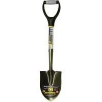 Roughneck Micro Shovel, Heavy-Duty Round Blade, Short Shaft for Small, Compact Spaces, to Shovel Material Out of Bulk Bags - 690mm (27")