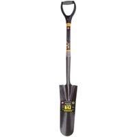 Roughneck ROU68238 Drainage & Post Hole Shovel 1070mm/42 inch, Black