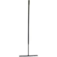 Roughneck Asphalt Rake 16 Flat Teeth - Tubular Steel Shaft Handled ROU68510