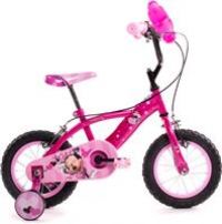 Huffy Disney Minnie Mouse Kids Bike 12 Inch Pink For 3-5 Year Old with stabilisers