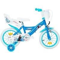 Huffy Frozen 14in Kids Bike Girls Disney Bicycle w Stabilisers