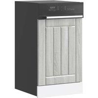 Dishwasher Panel Lucca Grey Sonoma Engineered Wood