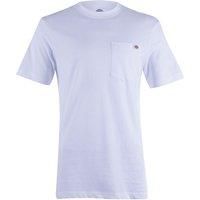 Dickies - T-Shirt for Men, Classic Tee, Front Pocket with Logo, White, M