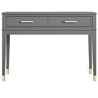 Cosmoliving By Cosmopolitan Westerleigh Console Table Graphite Grey