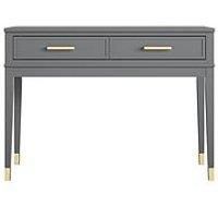 Cosmoliving By Cosmopolitan Westerleigh Console Table Graphite Grey