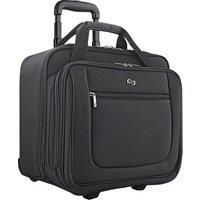 Solo Classic Rolling Case, 17.3", 17 1/2" x 9" x 14", Black